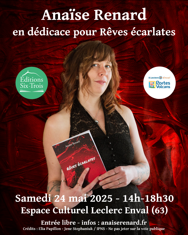 Anaïse Renard à l'espace Culturel Leclerc d'Enval