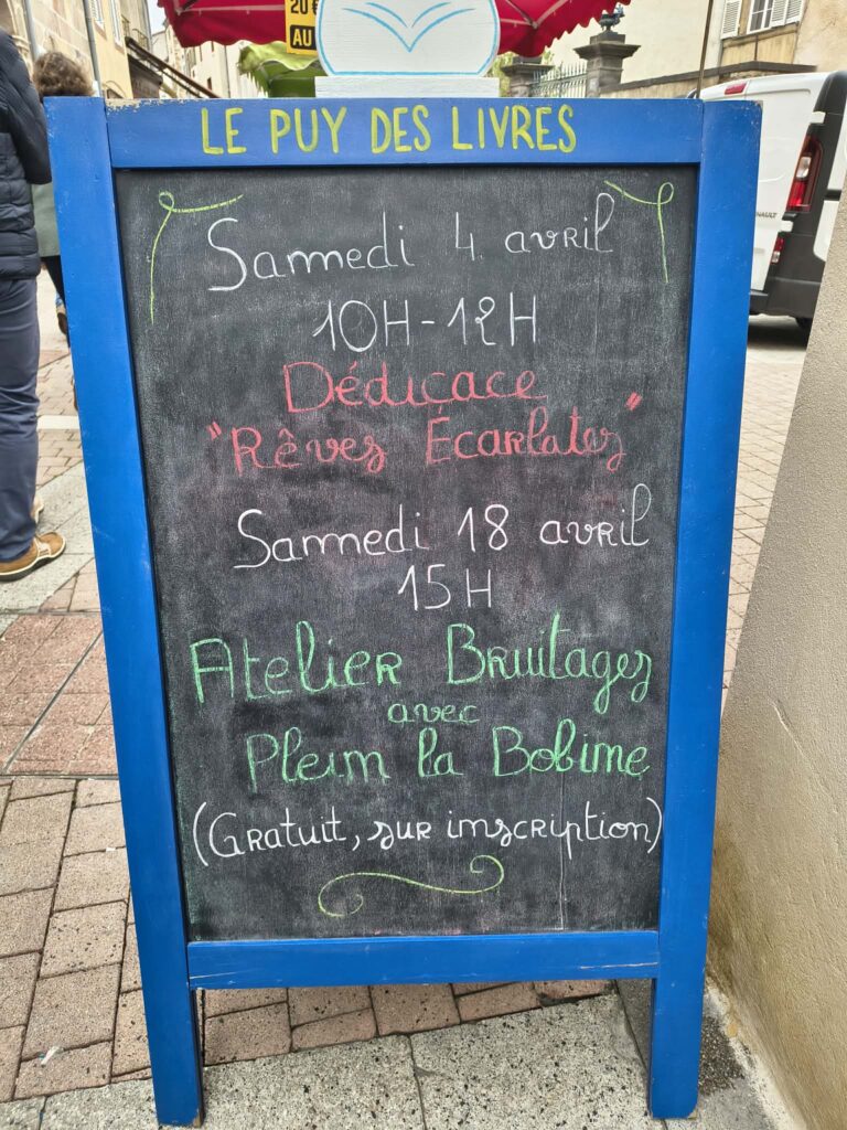 Dédicace le Puy des Livres