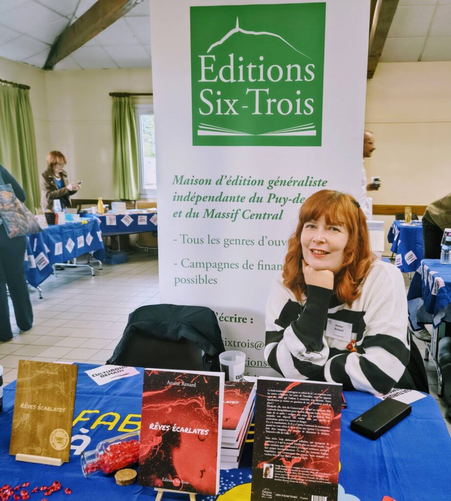 Anaïse Renard au salon du livre du Roannais