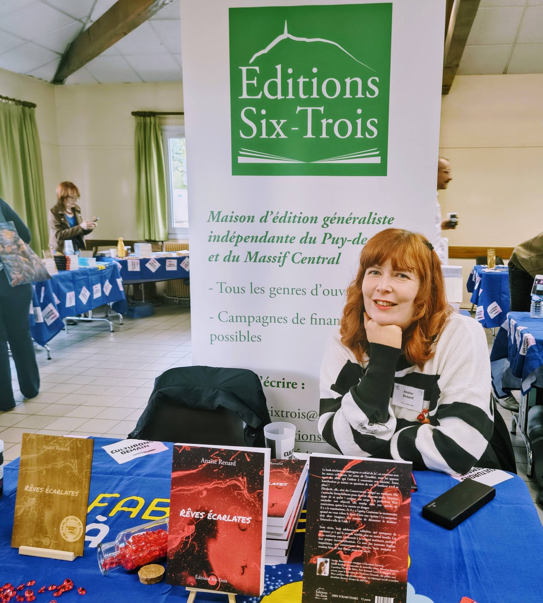 Anaïse Renard au salon du livre du Roannais